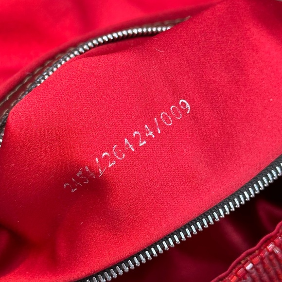 Rare Fendi Limited Edition Red Beaded Baguette - Picture 9 of 11